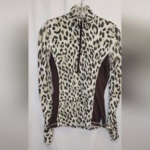 Stylish Animal Print Long Sleeve Top
